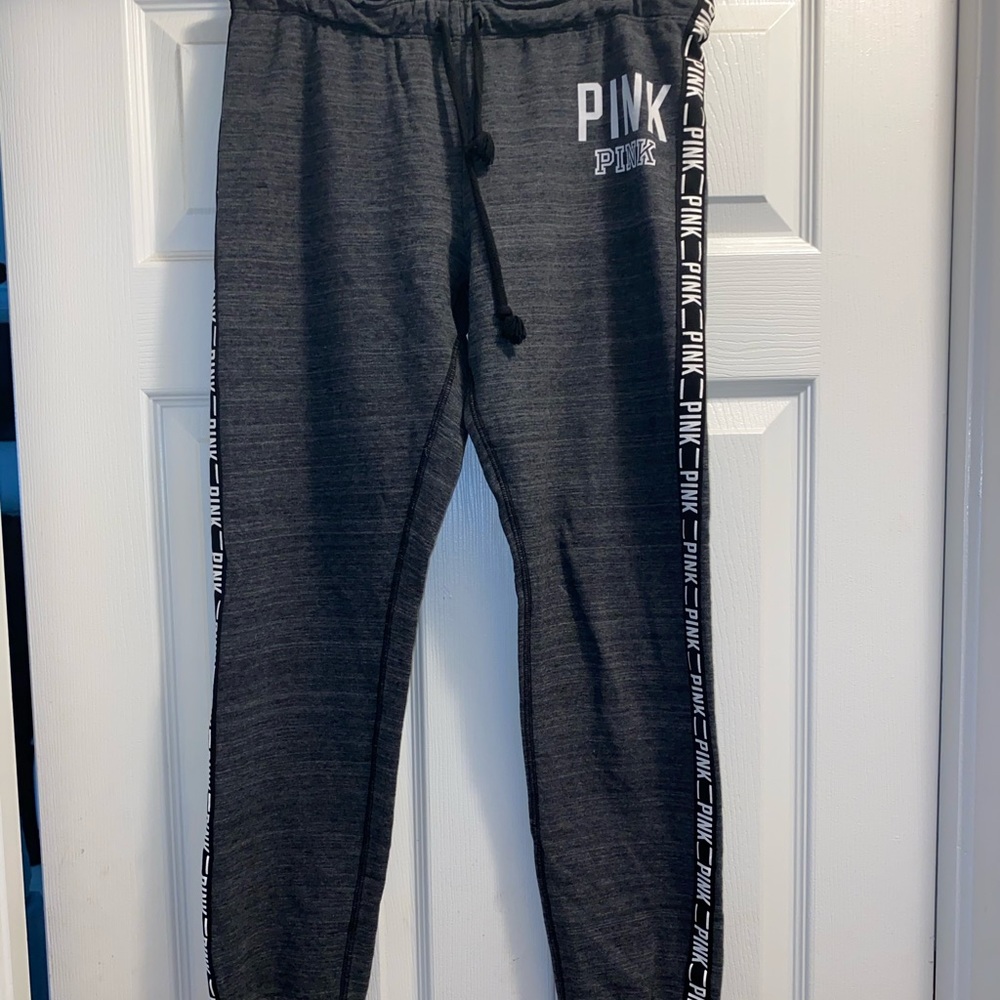 VS PINK joggers.